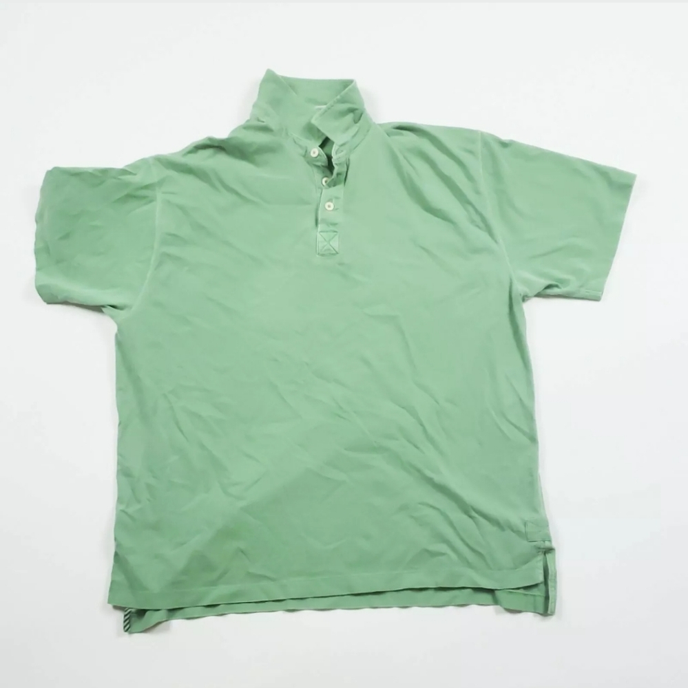 ORVIS Mens Size XLarge 100% Cotton Green Polo